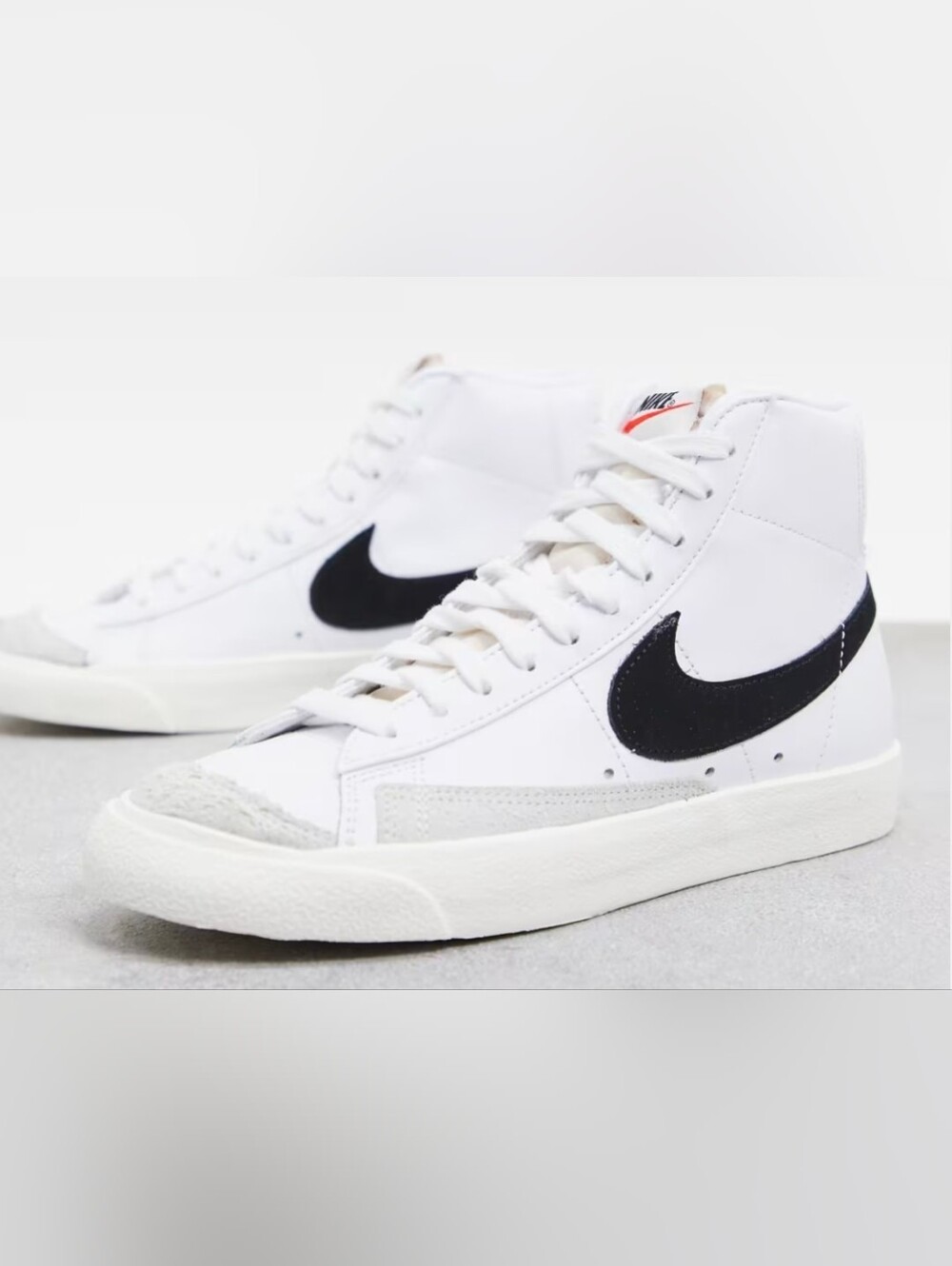 NWOB Nike Blazer Mid '77 Women's Leather Shoes White US 11 - Picture 6 of 15